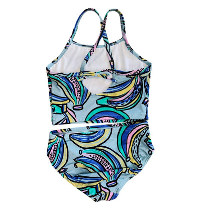 Hanna Andersson Girls Bikini 2 Piece Swimsuit in Bright Bananas Size 110 cm | 5