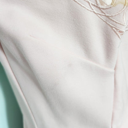 Ted Baker Emalise Pink Sleeveless V-Neck Embroidered Skater Dress Size 2 Women’s Fit & Flare