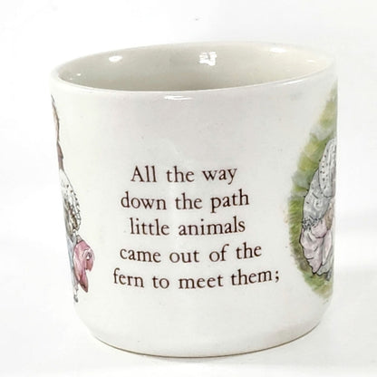 Vintage 1990s Wedgwood Beatrix Potter Peter Rabbit Plate & Mrs. Tiggy-Winkle Mug