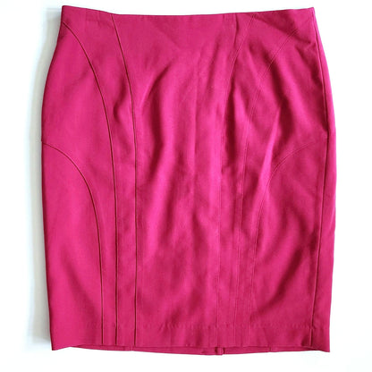 Banana Republic Ponte Seamed Pencil Skirt – Cerise Pink – Size 14 – NWT