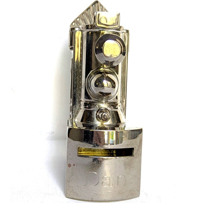 Vintage 1990s Silverplate Metal Train Coin Piggy Bank Collectible Keepsake "Dan"