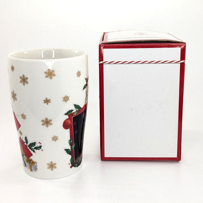 LENOX Christmas Heat Changing Santa Magic Mug 14 oz Coffee Cup NIB Holiday Gift