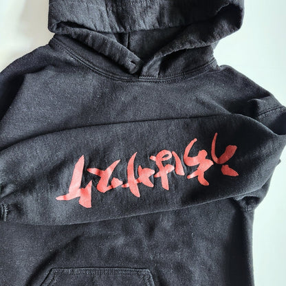 Sasuke Uchiha Naruto Shippuden Pullover Hoodie Sweatshirt Adult Sz S Small Anime