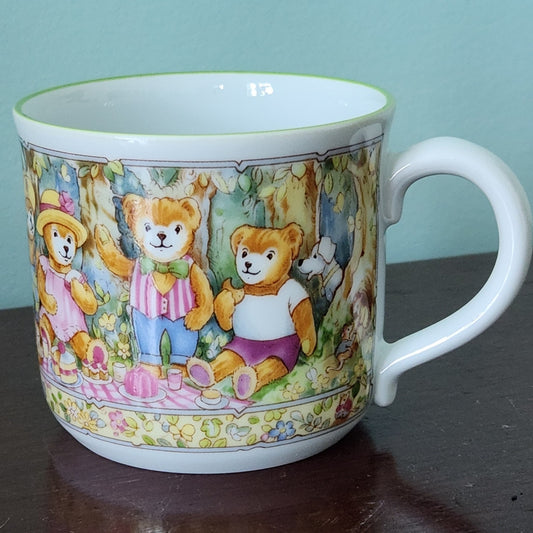 Royal Worcester Vintage 1993 Wooster Bear Child's Cup Collectible Ceramic Mug