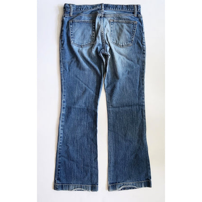 Vintage Y2K Gap Long & Lean Jeans | Light Wash Flare Bootcut | Women's Size 8 Regular | Low Rise 2000s Denim