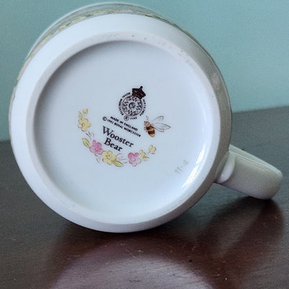 Royal Worcester Vintage 1993 Wooster Bear Child's Cup Collectible Ceramic Mug