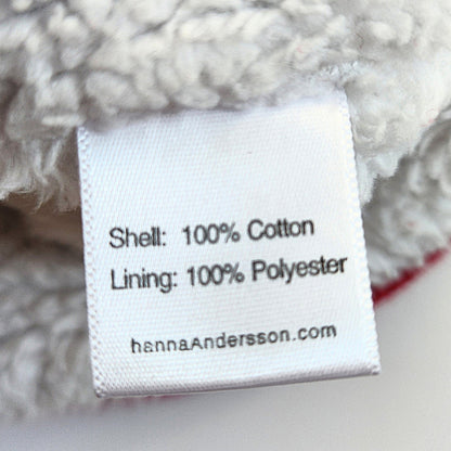 Hanna Andersson Sherpa Lined Pom Sweater Soft Black Polar Bear 12-18 mos | 75 cm