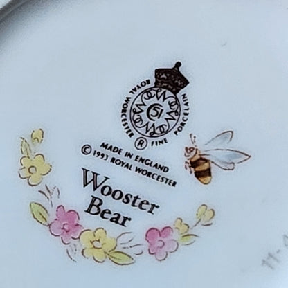 Royal Worcester Vintage 1993 Wooster Bear Child's Cup Collectible Ceramic Mug