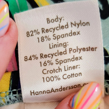 Hanna Andersson Girls Bikini 2 Piece Swimsuit in Bright Bananas Size 110 cm | 5