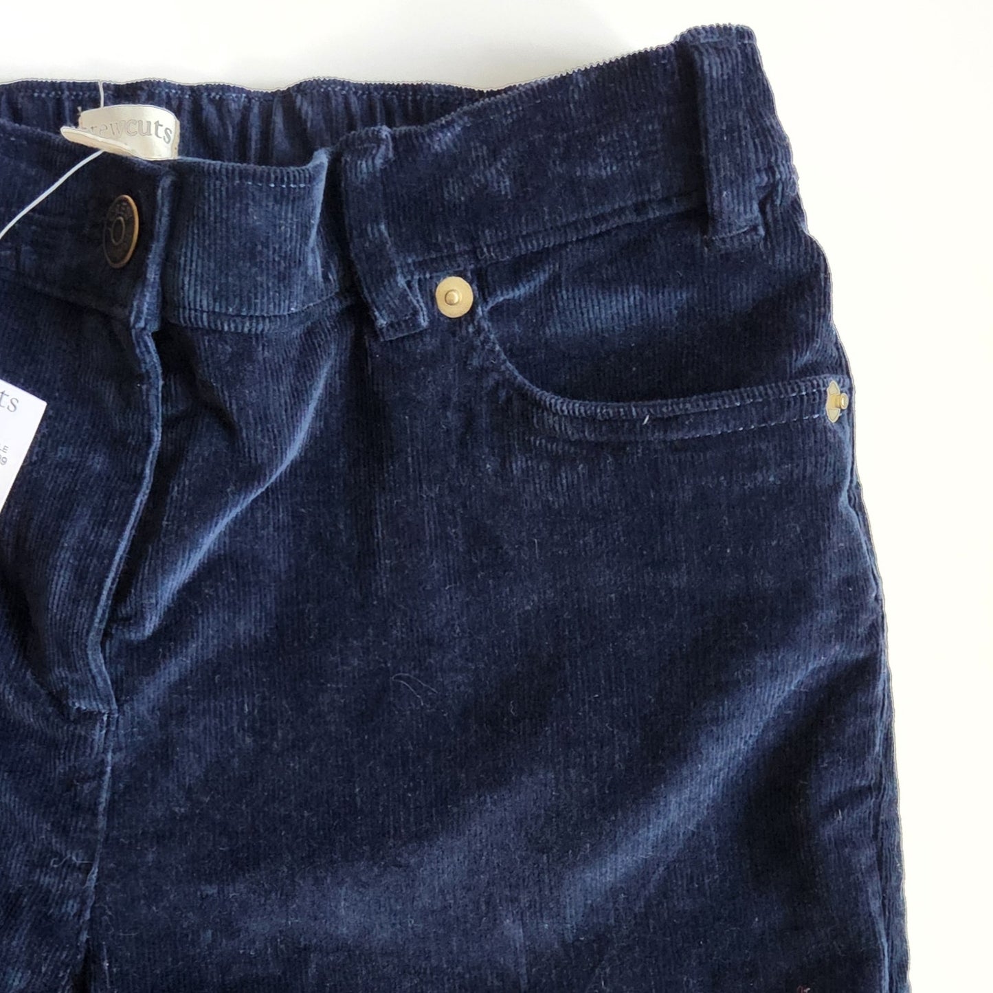 J.Crew Crewcuts Girls' Anywhere Corduroy Navy Blue Pants Size 14 NWT