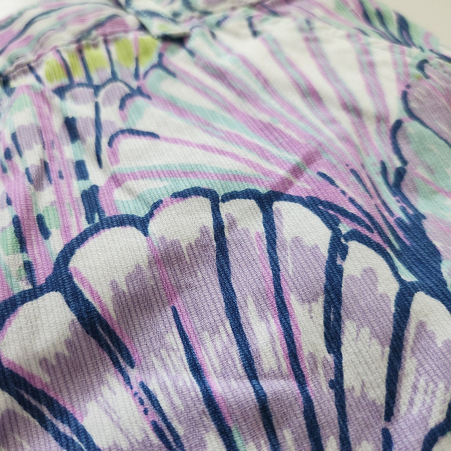 Lilly Pulitzer Girls Shello Seashells Multicolored Adjustable Shorts Size 14