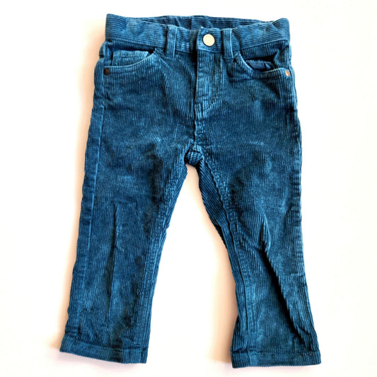 Jacadi Baby Corduroy Pants Petrol Blue / Teal Size 18 months | 81 cm