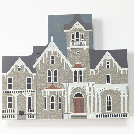 Cat's Meow Village Haunted House Loch Aerie Mansion Vintage 1992 Shelf Sitter