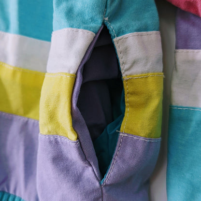 French Toast	by Lollytogs Vintage 1980s Turquoise Pink Easter Egg Jacket Size 6