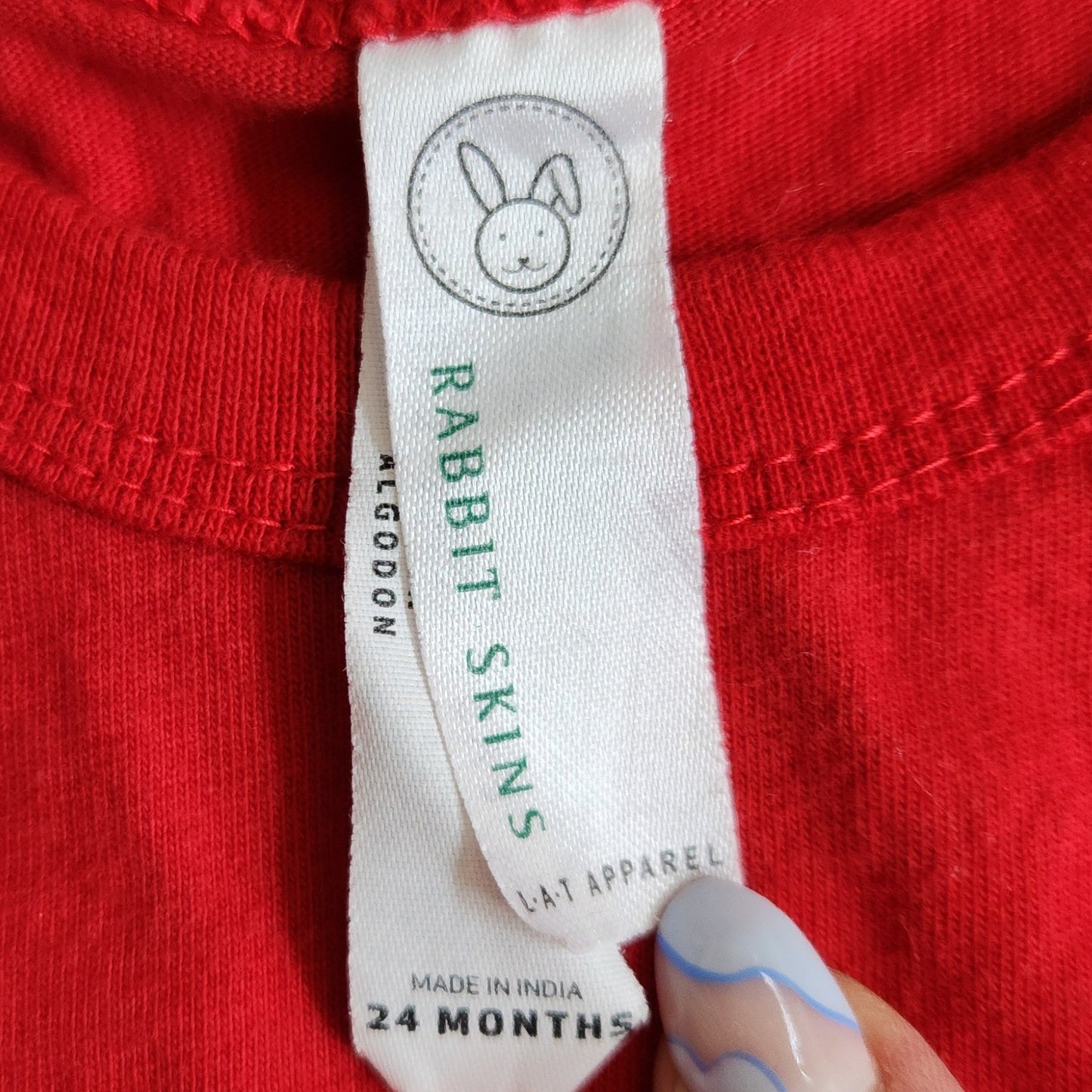 NASA Starfleet Academy Recruit Red Baby Bodysuit by Rabbit Skins Size 24 Months