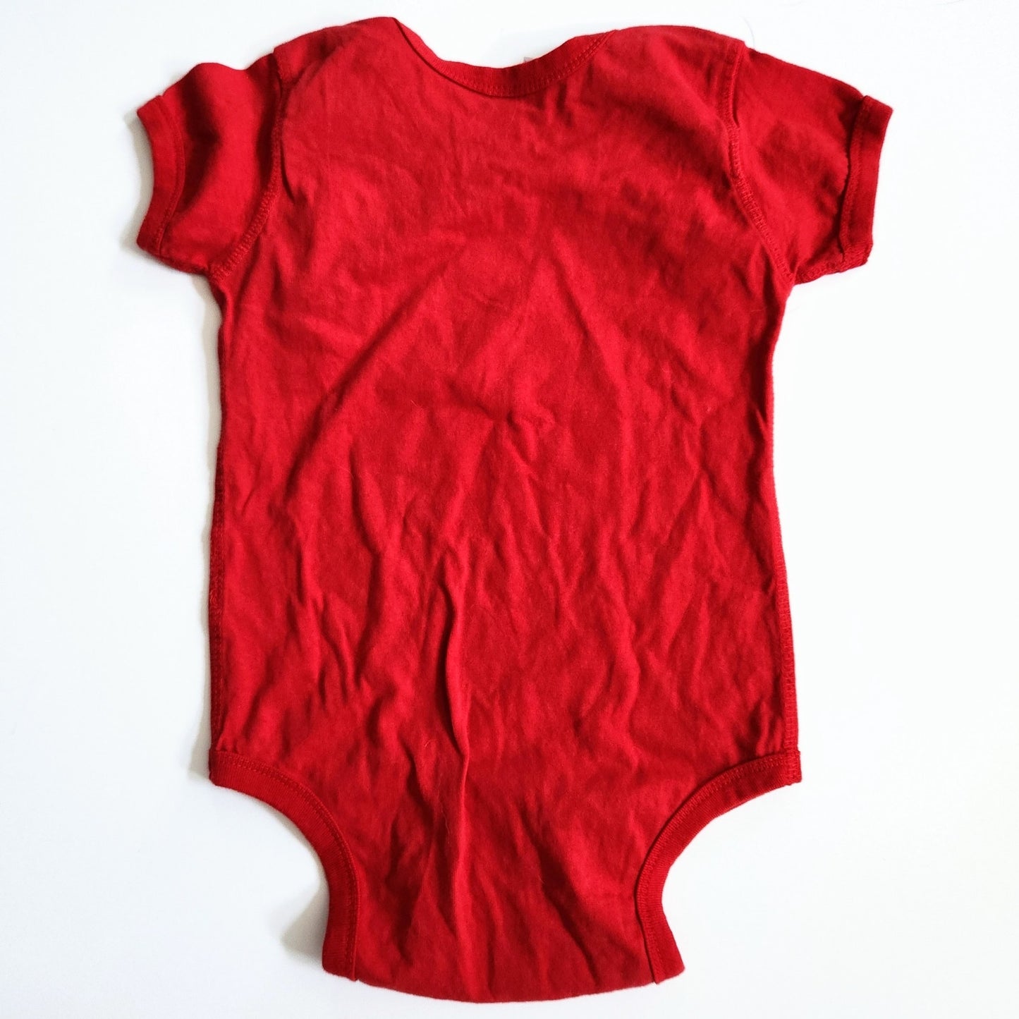 NASA Starfleet Academy Recruit Red Baby Bodysuit by Rabbit Skins Size 24 Months
