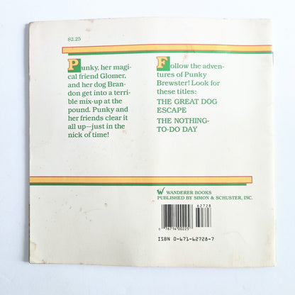 Simon & Schuster Vintage 1980s Paperback Kids Book Punky Brewster and the Great Dog Escape