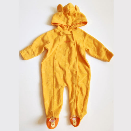 Disney Vintage Y2K Winnie the Pooh Tigger Fleece Baby Bunting Size 6-9 months