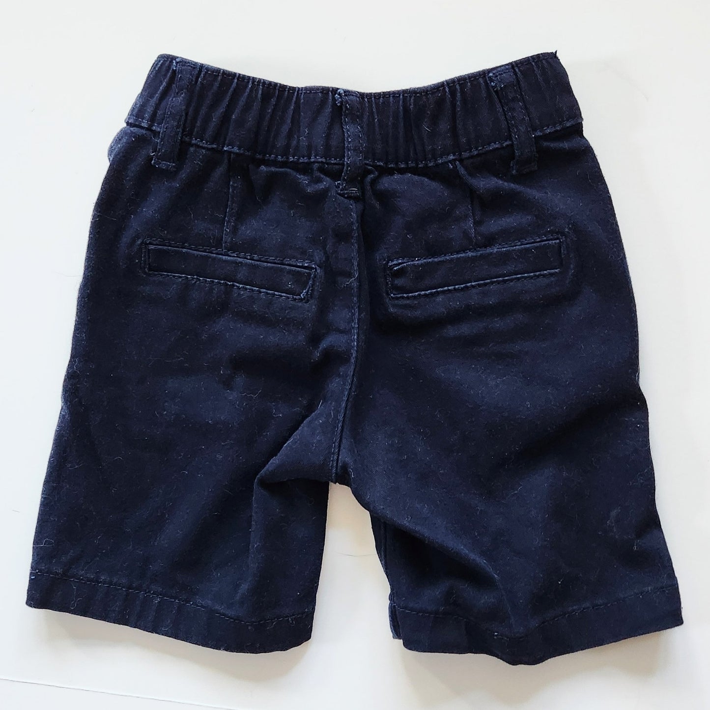 Adriano Goldsmied Kids Preppy Navy Blue Chino Shorts Size 18 Months