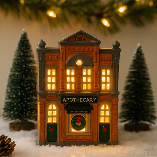 Vintage 1986 Dept. 56 Apothecary 1884 Original Snow Village Series - Retired | Home Decor & Holidays