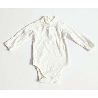 Jacadi Paris Baby Girls’ Pinafore Dress & Turtleneck Bodysuit | Size 6-9 Months