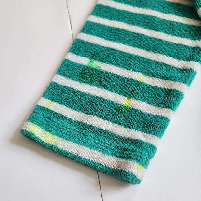 Mini Boden Girls Appliqué Towelling Throw-on in Aquamarine Butterfly Size 4-5 Y | 110 cm