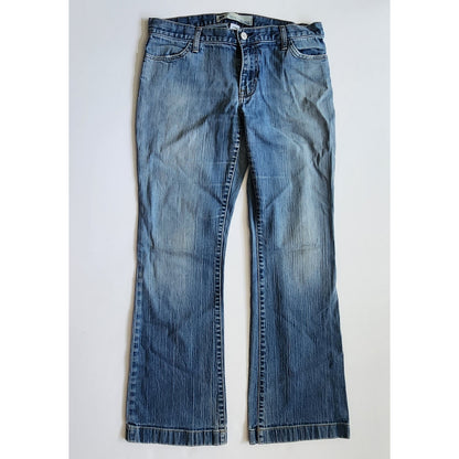 Vintage Y2K Gap Long & Lean Jeans | Light Wash Flare Bootcut | Women's Size 8 Regular | Low Rise 2000s Denim