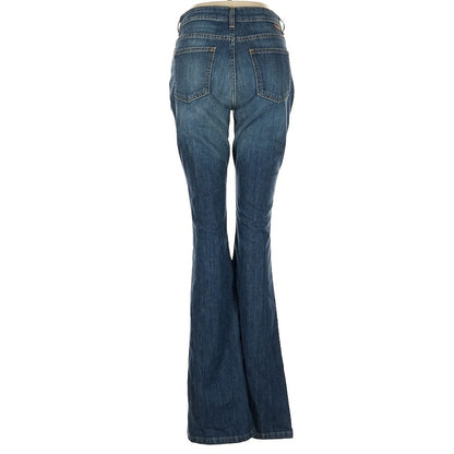 Boden Women's High Rise Flare Leg Boot Cut Indigo Blue Jeans Size 8L US | 12L UK