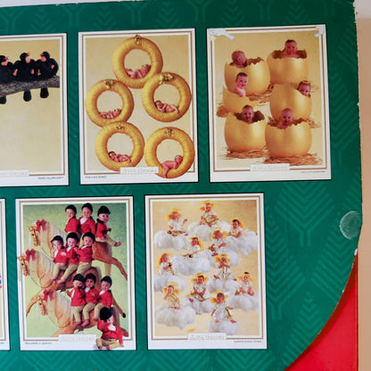 Anne Geddes Christmas Card Set – Vintage 1990s Greeting Cards Boxed Set – 24 Unused Cards w/ Envelopes – “Twelve Days of Christmas”