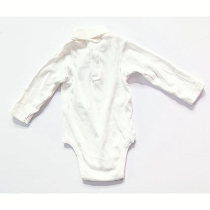 Jacadi Paris Baby Girls’ Pinafore Dress & Turtleneck Bodysuit | Size 6-9 Months