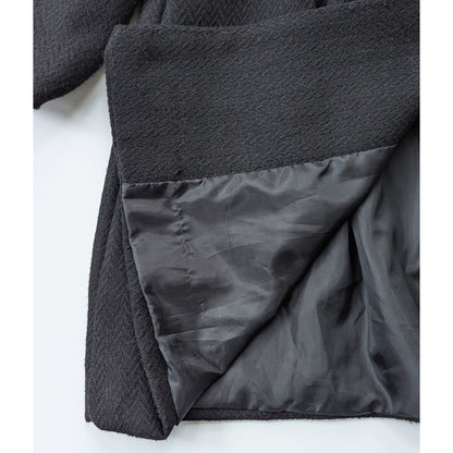 Jillian's Closet Baby Girls Black Dress Coat with Back Bow Size 24 months