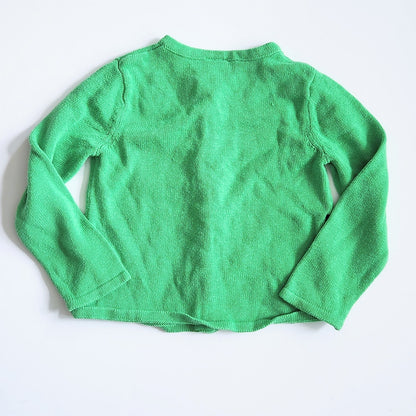 Gymboree Pocket Full of Posies Toddler Girls Green Turtle Cardigan Size 3T