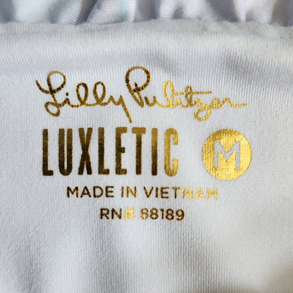 Lilly Pulitzer Luxletic Letitia Bra Tank in Blue Peri The Turtle Package Size M