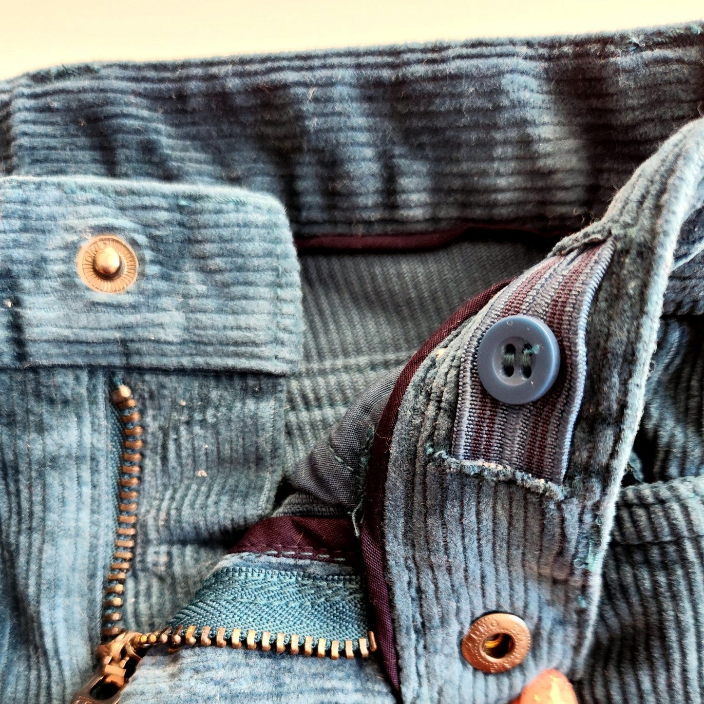 Jacadi Baby Corduroy Pants Petrol Blue / Teal Size 18 months | 81 cm