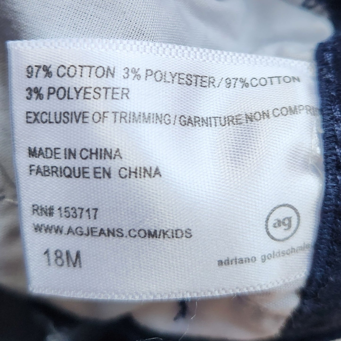 Adriano Goldsmied Kids Preppy Navy Blue Chino Shorts Size 18 Months