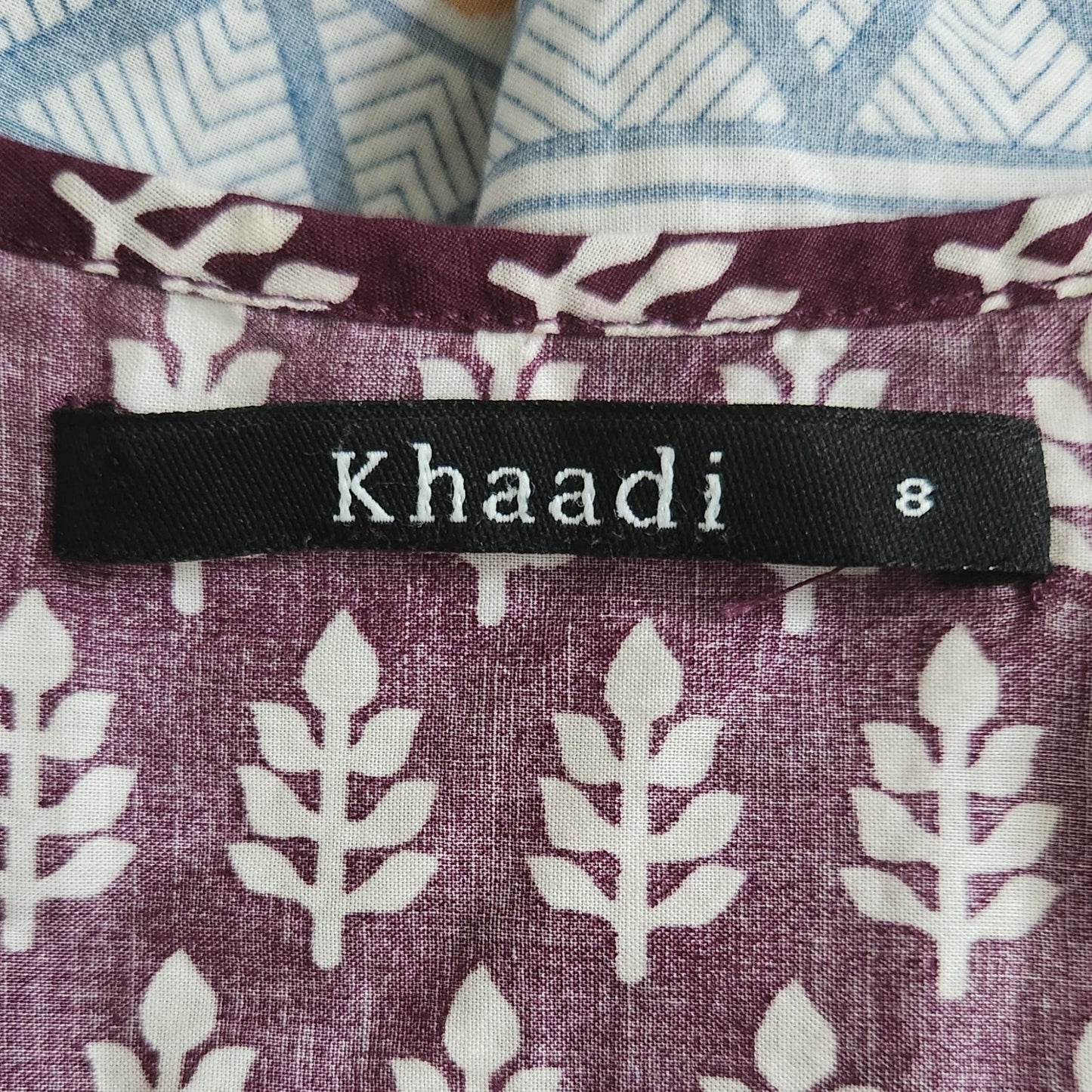 Khaadi Women's Bohemian Cotton Pom Pom Long Sleeve Flare Tunic Made in Pakistan Size 8