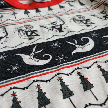 Hanna Andersson The Nightmare Before Christmas Fair Isle Long John PJs Sz 8