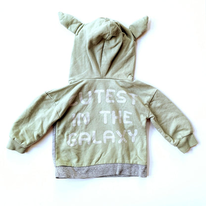 Star Wars Baby Yoda French Terry Pullover Hoodie Grogu The Child Size 12 months