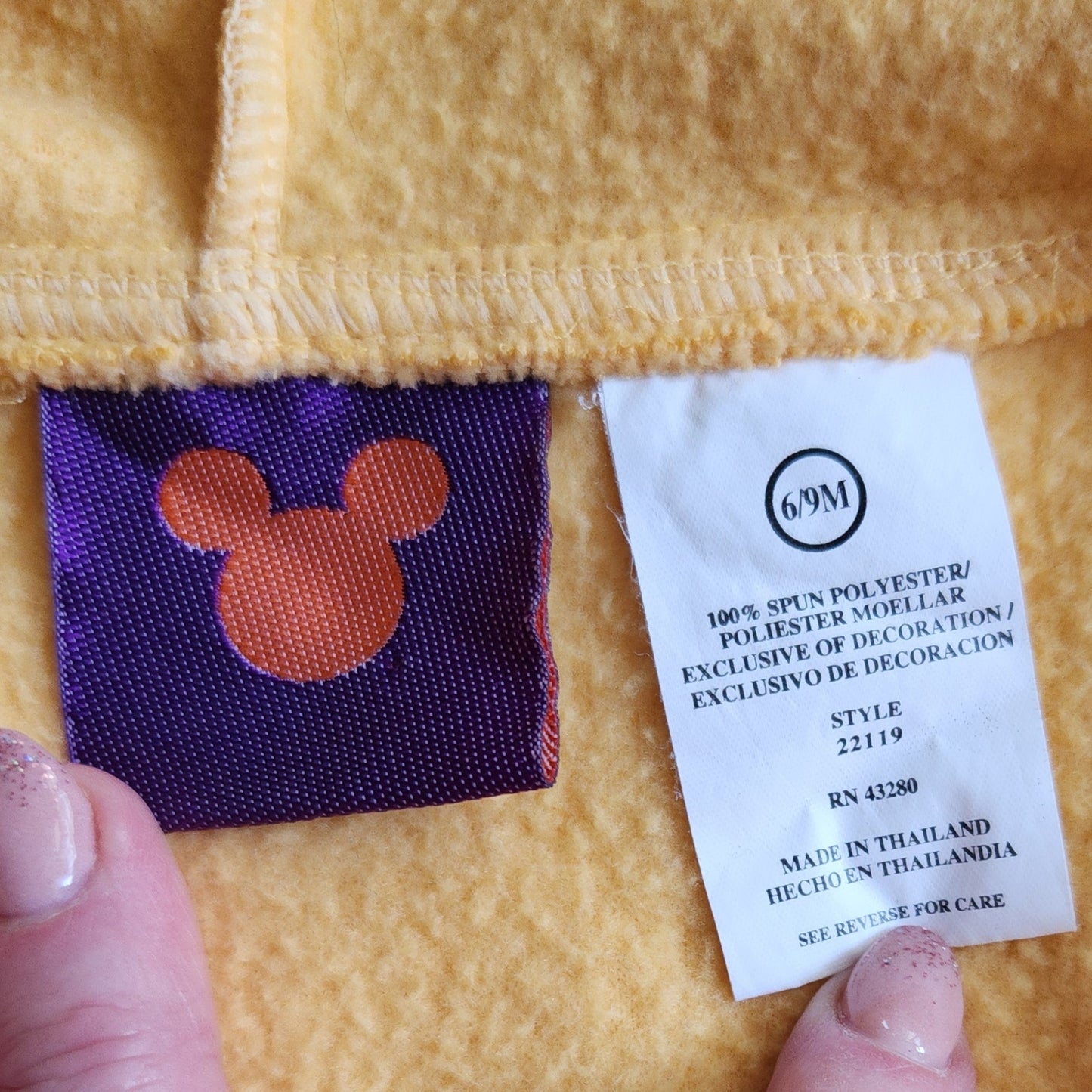 Disney Vintage Y2K Winnie the Pooh Tigger Fleece Baby Bunting Size 6-9 months