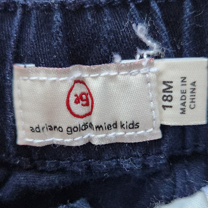 Adriano Goldsmied Kids Preppy Navy Blue Chino Shorts Size 18 Months