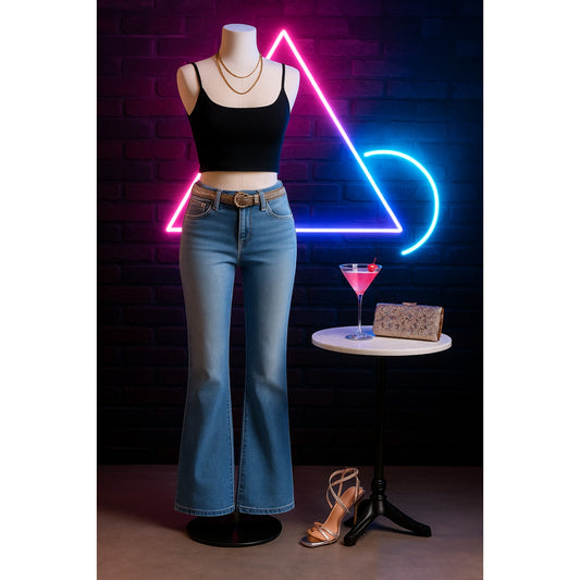 Vintage Y2K Gap Long & Lean Jeans | Light Wash Flare Bootcut | Women's Size 8 Regular | Low Rise 2000s Denim