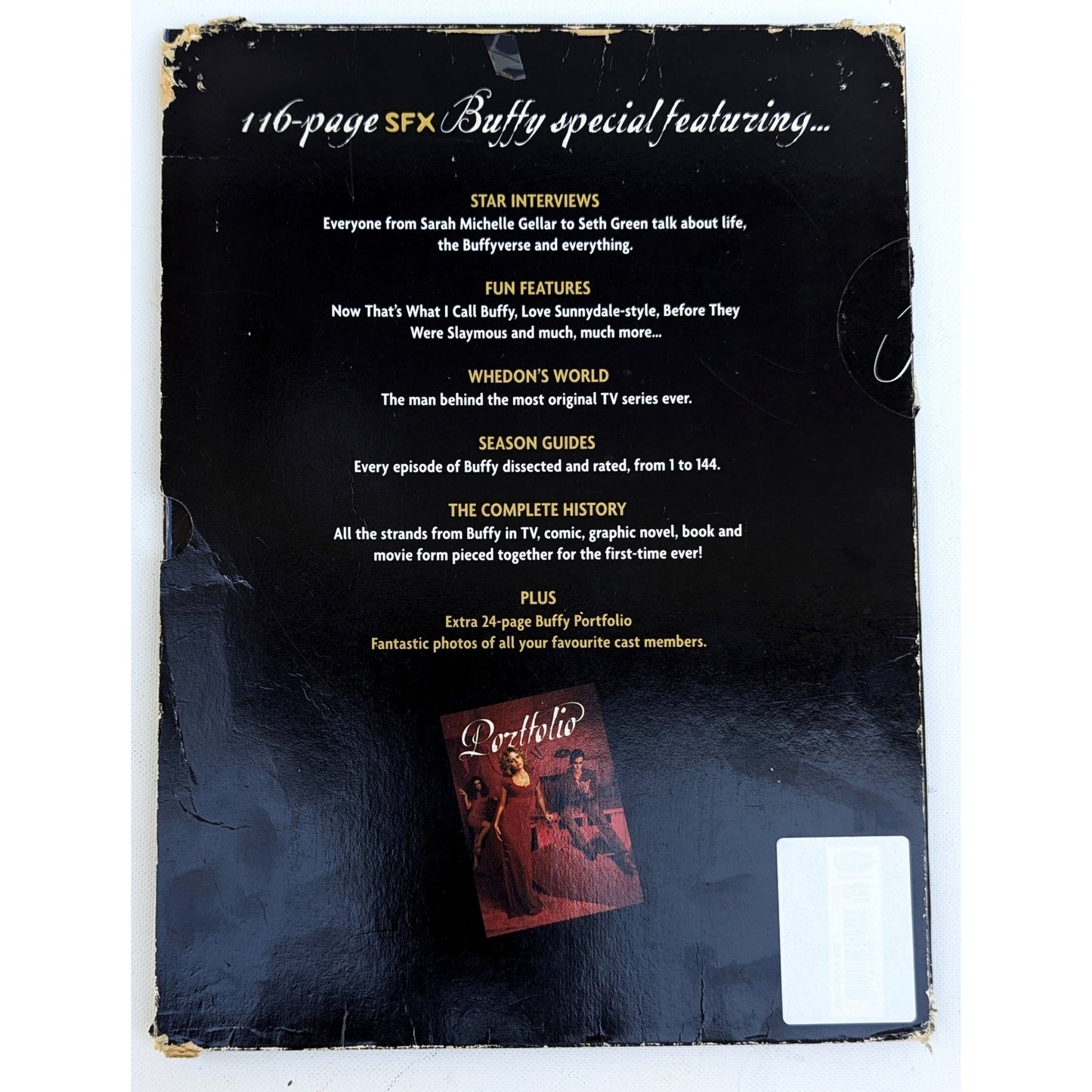 Buffy The Vampire Slayer Rare SFX Magazine + Portfolio Special Edition Vintage 2003