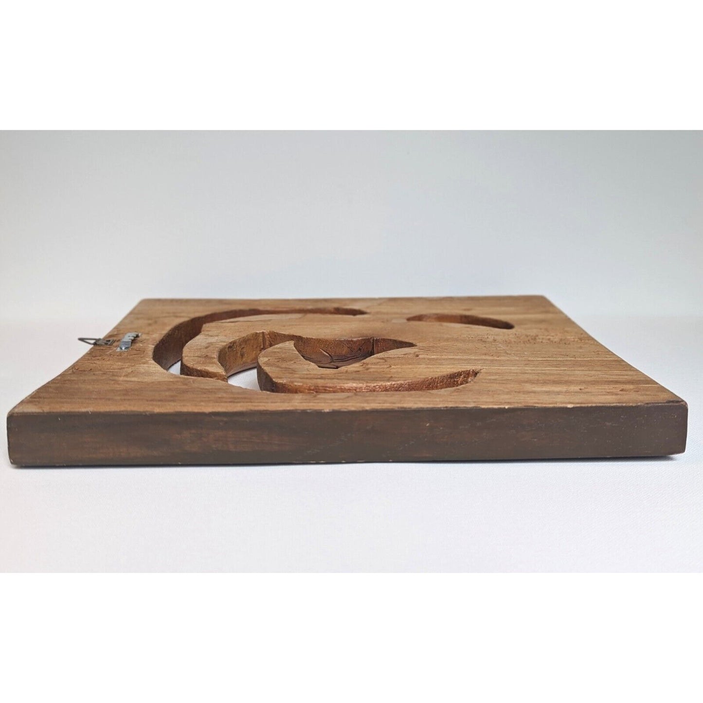 Vintage Hand Carved Wooden Toucans Wall Hanging from Costa Rica South America