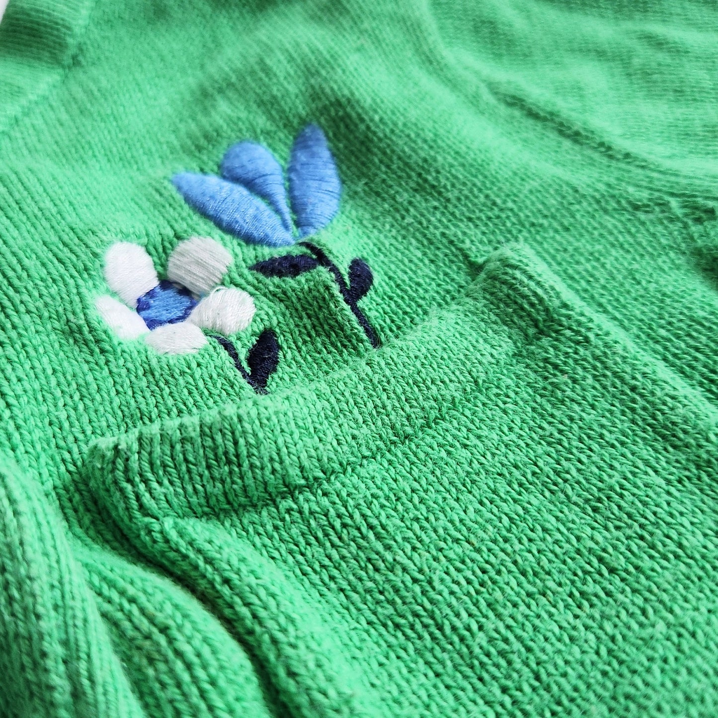 Gymboree Pocket Full of Posies Toddler Girls Green Turtle Cardigan Size 3T