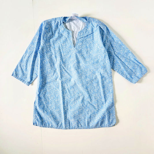 ☀️ Bella Bliss Toddler Girls Swim Cover-Up Cornflower Blue Floral Print Size 3
