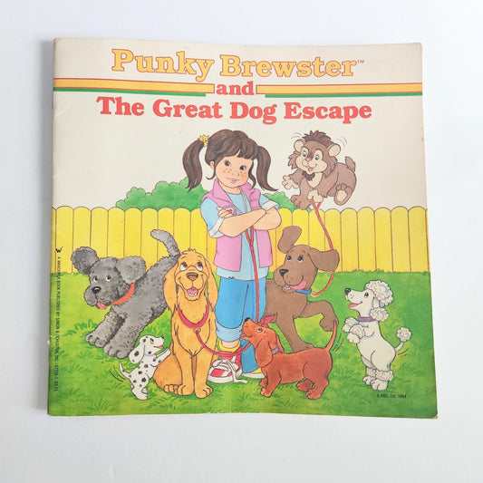 Simon & Schuster Vintage 1980s Paperback Kids Book Punky Brewster and the Great Dog Escape