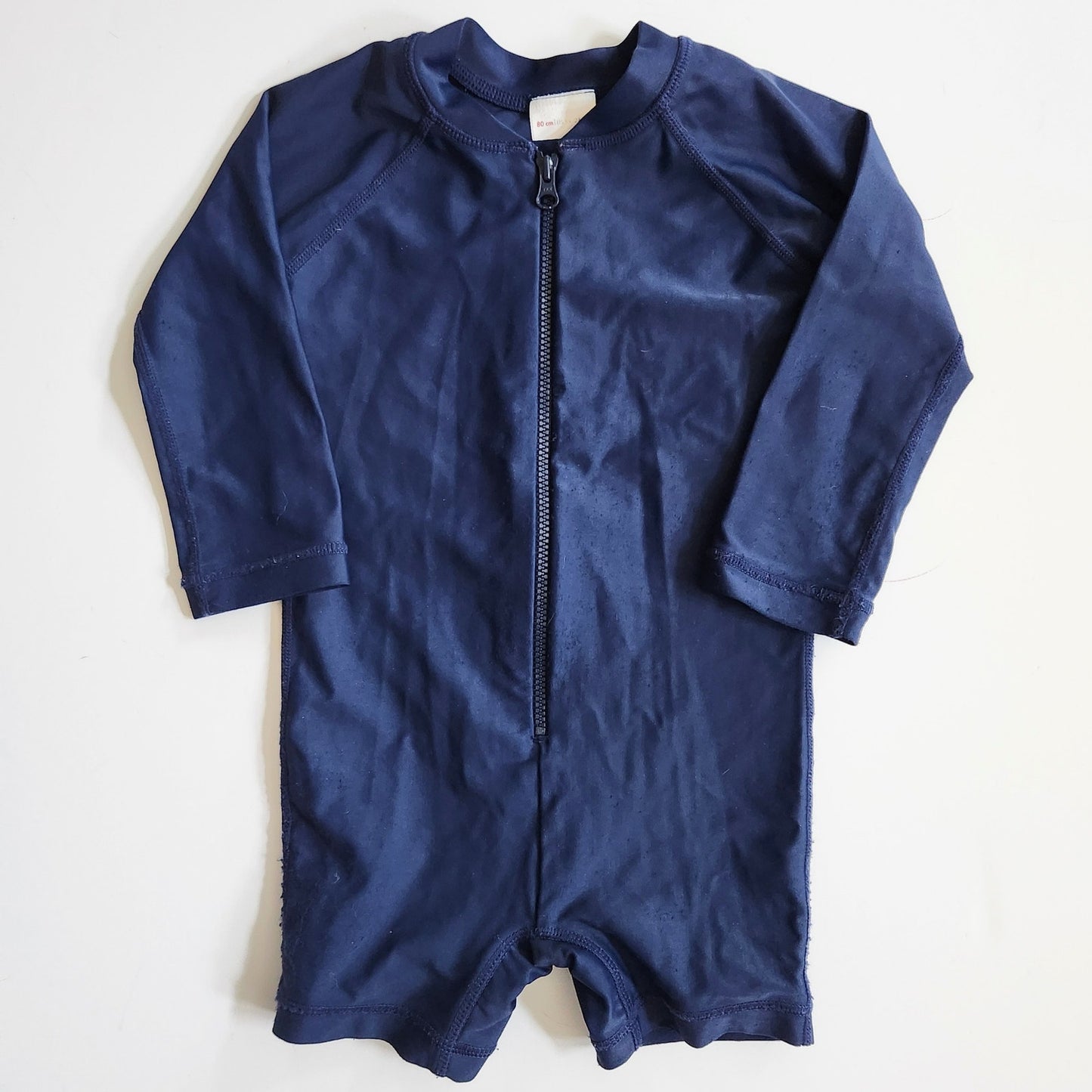 Hanna Andersson Navy Sunblock Swimmy Rash Guard Suit Size 18-24 Months | 80 cm
