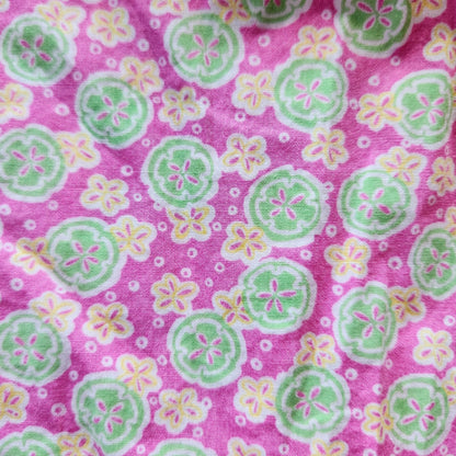 Lilly Pulitzer Vintage 90s Girls Pink & Green Sandollar Sleeveless Dress Size 5